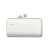 White Black Capsule Power Bank Stands 4050mAh
